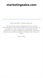 Mobile Screenshot of marketingsales.com